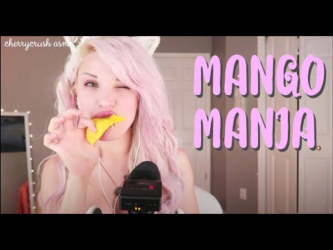 ASMR MESSY Mango EATING for all those extra tingles 🍒