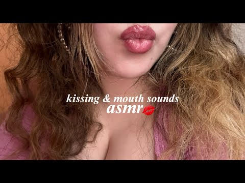 kisses & light mouth sounds ASMR ⋆˙⟡💋