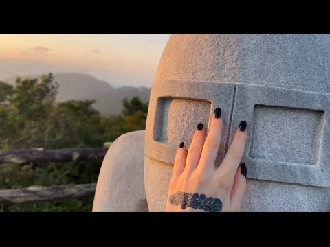 ASMR in the mountains! * Tapping & Scratching *