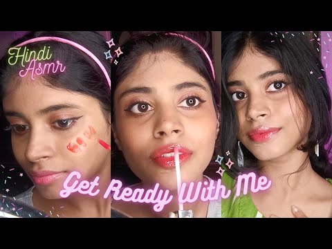 Hindi ASMR | Doing My Makeup ✨ Whispering, GRWM Makeup Tutorial | Indian ASMR