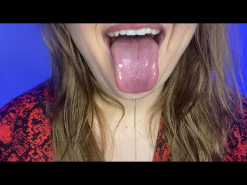 ASMR | wet lens licking + lip licking 💋👅