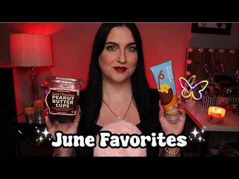 ASMR | June Favorites ☀️ (Whispers, Tapping, & Scratching)