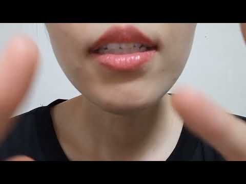 ASMR Lens Tapping and Hand movements Pretty voice