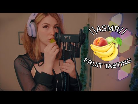 ASMR Eating Different Healthy Fruits