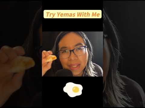 ASMR TRYING YEMAS FOR THE FIRST TIME #asmrshorts #asmrfood 🥚🇪🇸 Probando Yemas De Santa Clara