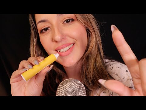 ASMR ✨ Up Close Whispered Ramble with Gum Chewing and Cloudy Tingles