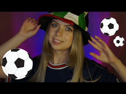 [ASMR] ⚽️ At the cosy football shop | Tapping, scratching, FIFA World Cup 2022