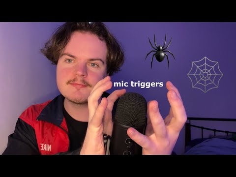 Fast & Aggressive ASMR Mic Triggers! Spiders Crawling Up Your Back, Mic Scratching & Hand Sounds