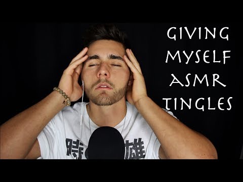 Self Inducing ASMR Tingles - Face Touching, Tickling, Whisper