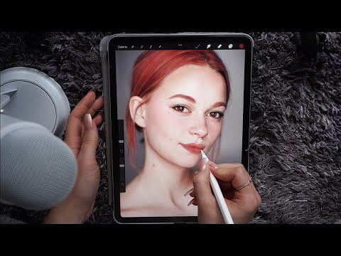 ASMR Virtuelles Make-Up auf Dem iPad 🤍