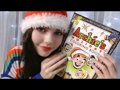 ASMR Whispering+Page Turning Sounds+Tracing Triggers✨
