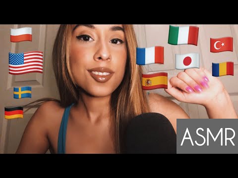 ASMR Saying "Hello" in 10 Different Languages ! (SUPER TINGLY)