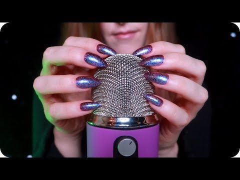 ASMR 1Hr Blue Yeti Scratching and Tapping (No Talking)