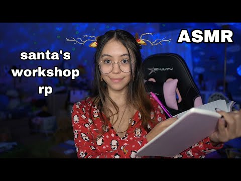 ASMR | Santa's Workshop Roleplay (fast + chaotic)