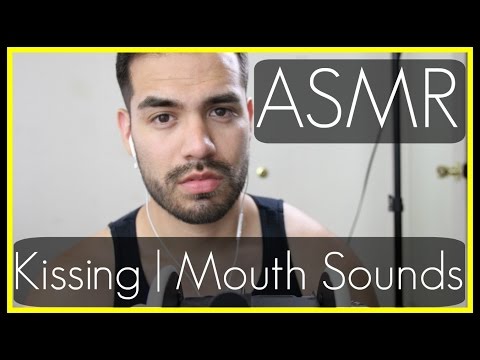 ASMR - Kissing and Mouth Sounds for Sleep (Ear to Ear w/Inaudible Male Whisper & Beard to Ear)