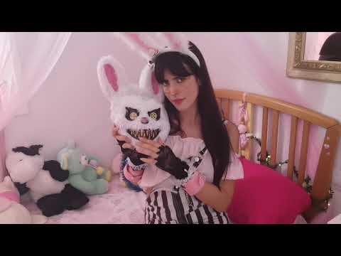 🦇Special Halloween🐰Creepy Mask and tape gags ASMR.