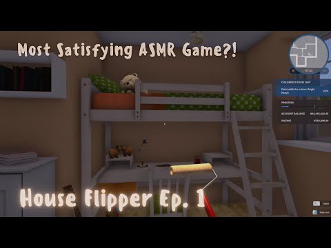ASMR House Flipper Gameplay Ep. 1 🏠 | Pure Whispering (satisfying ASMR game?!)