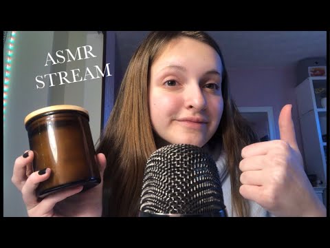 ASMR STREAM JUST CHATTING W/ FIRE CRACKLING SOUNDS