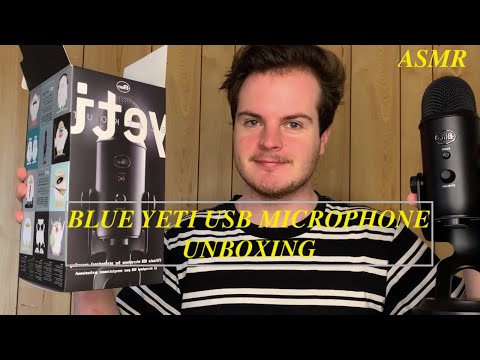 Unboxing ASMR Blue Yeti USB Microphone | What's inside?