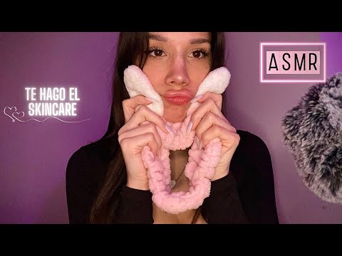 ASMR te hago el SKINCARE + MOUTH SOUNDS / ASMR EN ESPAÑOL