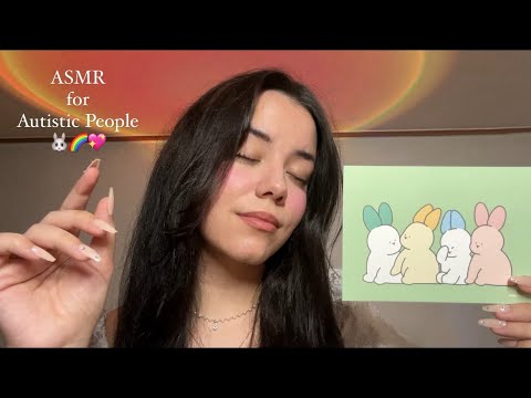 ASMR for Autistic People | Animals, Colours, Overanalysing, Cards 🐰🌈
