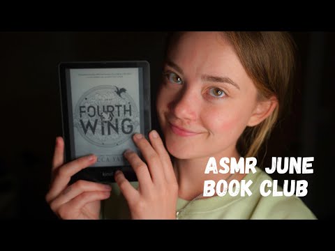 ASMR Book Club 🌼June 🌼Whispers, Tapping & Mint Sounds 📚