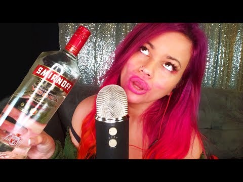 Drunk Messy Girl Does Mouth Sounds ASMR