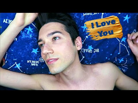 ASMR 💛 I LOVE YOU 🧜🏻‍♂️✨ Repeated (Face Touching,  Kisses, Mic Brushing) 1 HOUR