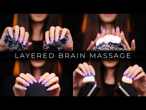 ASMR Hypnotizing Layered Brain Massage (No Talking)