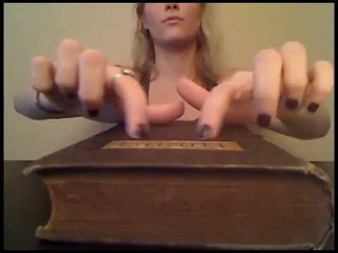 Tapping Scratching Caressing - Desk & Vintage Book - ASMR