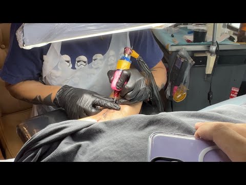 ASMR at a tattoo shop ( public asmr )