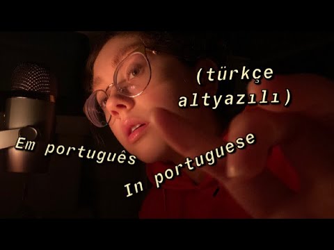 ASMR em português (in portuguese) palavras de gatilho (trigger words) (português legendas)