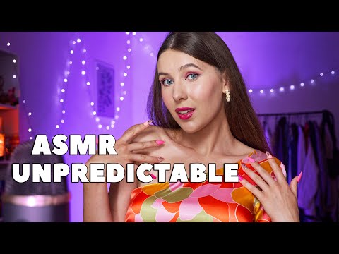 FAST & AGGRESSIVE UNPREDICTABLE ASMR | Personal Attention, Random Triggers , Fabric Scratching