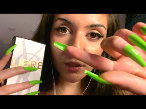 [ASMR] Tracing Letters & Objects with Long Nails & *Tingly* Tapping to Help You Relax ~ lofi