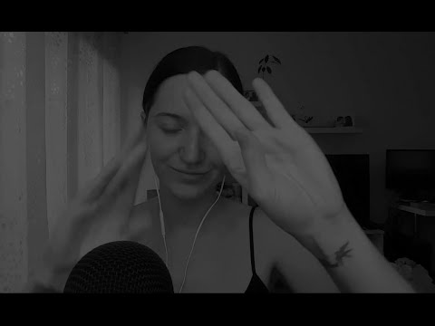 ASMR pure hand sounds with german trigger words - lotion and repeating - looped