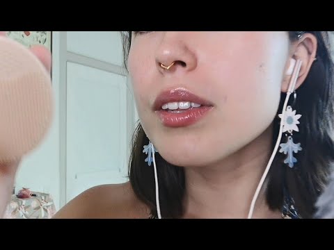 UP-CLOSE WHISPERS ASMR | Lid Sounds, Mouth Sounds, Crinkles etc.
