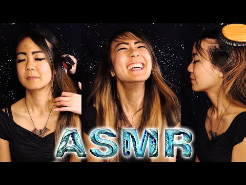 Blissful ASMR Hair Brushing Relaxation with Various Brushes, Soothing Relaxation! Immerse Yourself