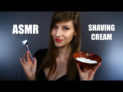 ASMR Shaving foam - mixing and applying on You ❤️ layered sounds [ROLEPLAY]