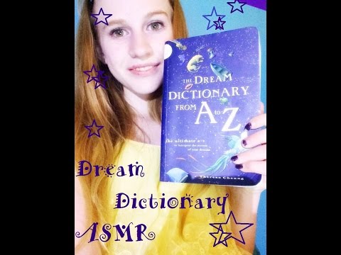 Dream Dictionary ASMR: Whispering, Page Turning, Book Tapping, paper sounds, dreams.