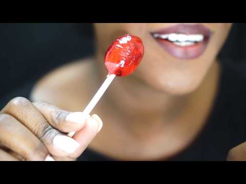 ❤ASMR Best Trigger Words and Eating Lollipop
