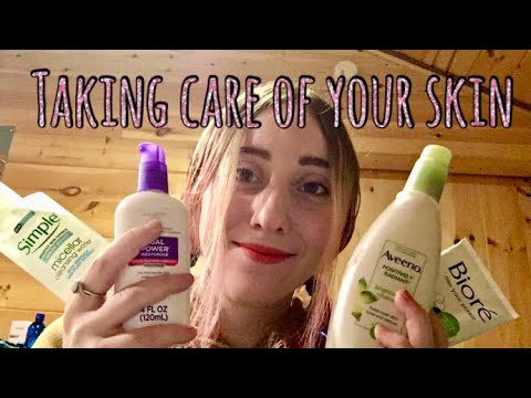 ASMR Taking Care Of Your Skin