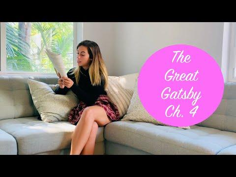 [ASMR] The Great Gatsby Chapter 4 (reading peacefully)