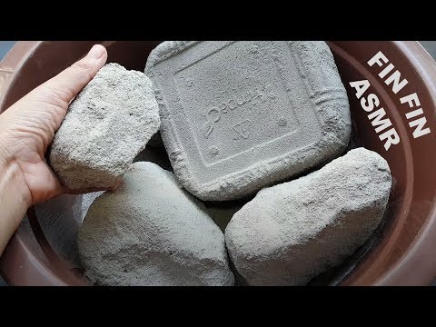 ASMR : Crumbling Sand Cement in Bucket #228