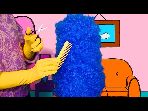 ASMR Marge Simpson Haircut (Whispered)