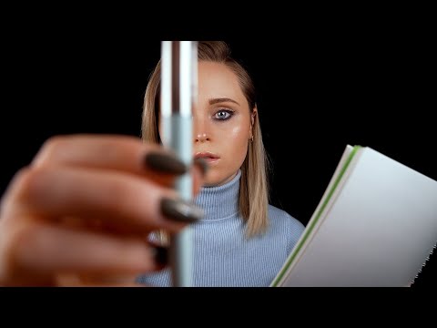 ASMR | UNINTELLIGIBLE sketching YOU with a PEN