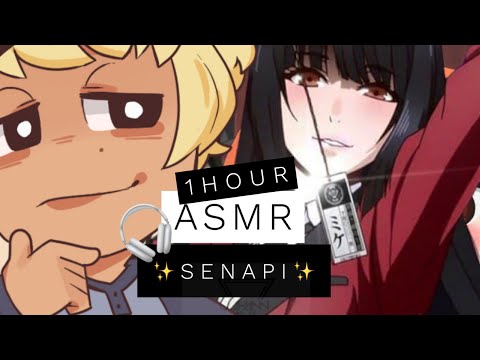 [ASMR] 1 Hour Of Silence Occasionally Interrupted By ✨Senpai✨