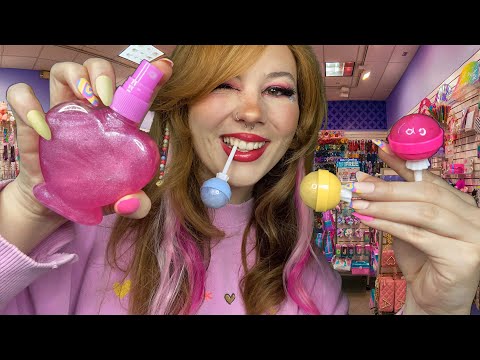 ASMR| CLAIRES GIRL✨ GIVES YOU A FULL MAKEOVER✨💄(roleplay)