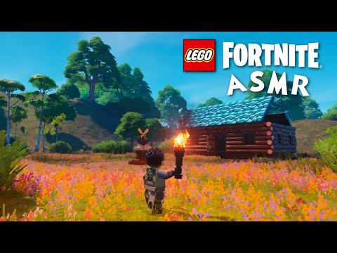 Fortnite ASMR 🧱 Lego Fortnite is actually SO RELAXING! 😍 Satisfying Building & Base Tour