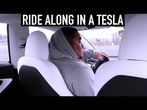 Ride Along in a Tesla 🚙💨 | Relaxing ASMR Experience