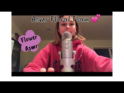 Asmr ~ Floral Foam Crushing | No talking ❤️🌸
